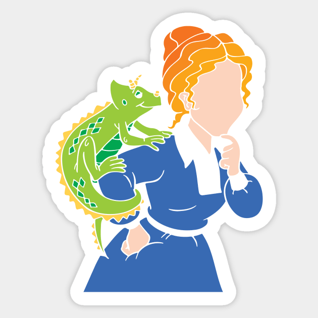 Ms. Frizzle Sticker by LucyL96